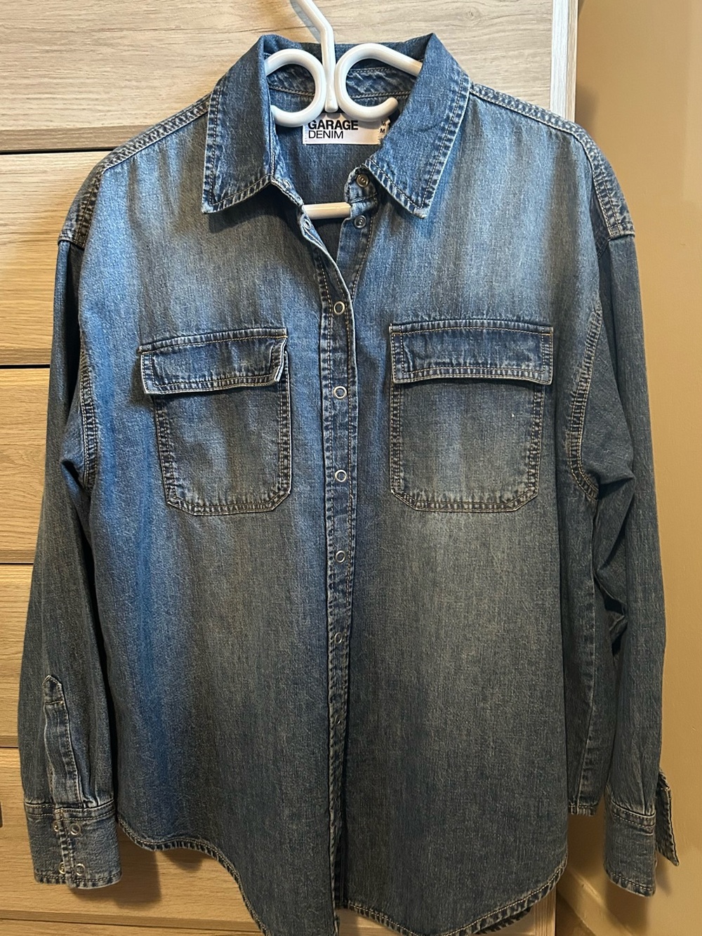 Garage Light Blue Denim Shirt
